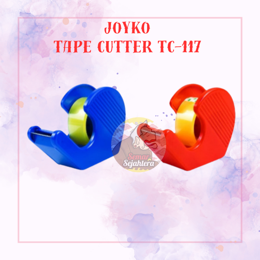 

[PCS] TAPE CUTTER / TAPE DISPENSER JOYKO TC-117 / ALAT PEMOTONG ISOLASI*