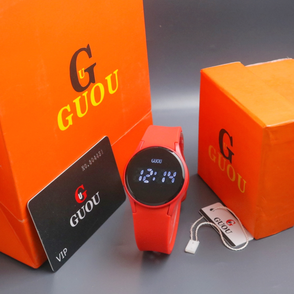 ( BISA COD ) JAM TANGAN WANITA GUOU ORIGINAL FREE BOX+KARTU PAPAERBAG