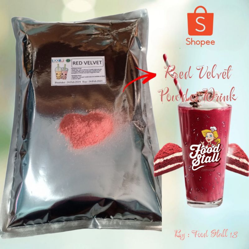 

Bubuk Minuman Rasa Red Velvet 1Kg - Powder Drink RedVelvet 1 Kg