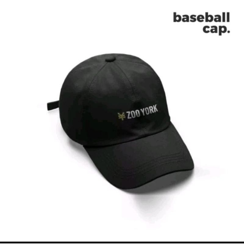 TOPI BASEBALL CAPS PREMIUM PRIA WANITA ORIGINAL LOGO ZOO YORK