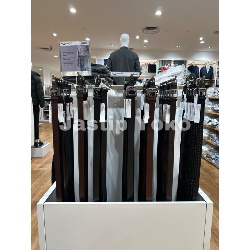 PRIA Ikat pinggang kulit italia UNIQLO