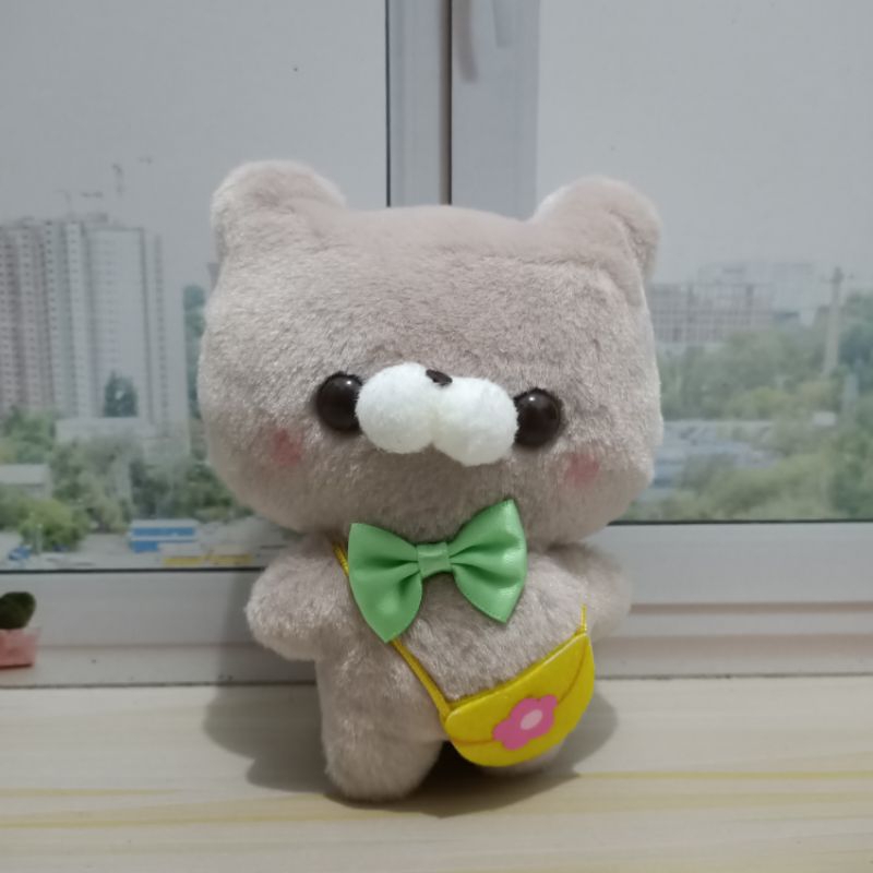 Boneka Sticker Line Otter San - Waku Waku - Sukutto Tatch San Original Yell Japan Rare