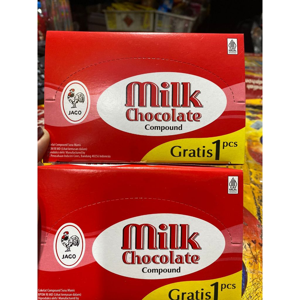 

COKLAT JAGO MILK (COKLAT JADUL) 1box isi 12pcs