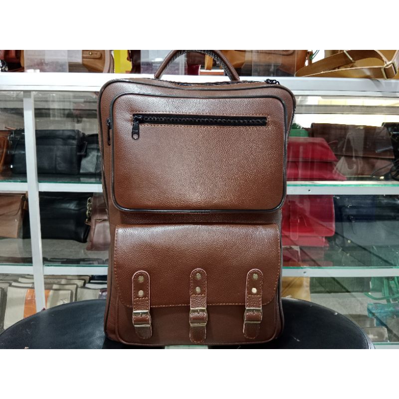 ransel pria kulit / ransel cowok kulit/ransel kulit asli/bagpack kulit