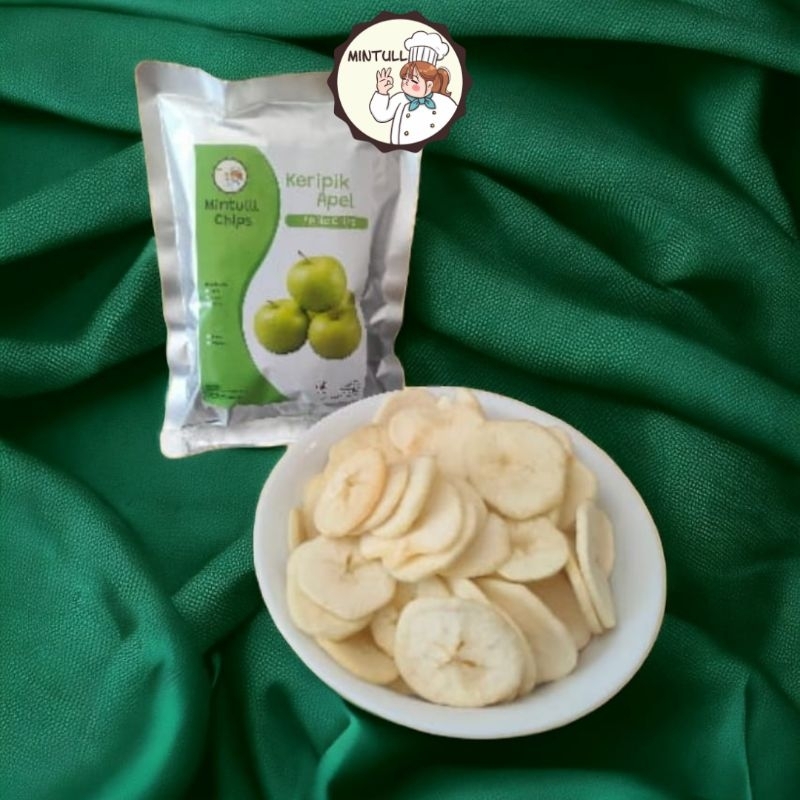 

CAMILAN KERIPIK BUAH OVEN APEL SUPER FRUITS CHIPS APPLE MINTULLL SNACK OLEH-OLEH MALANG 100 GRAM