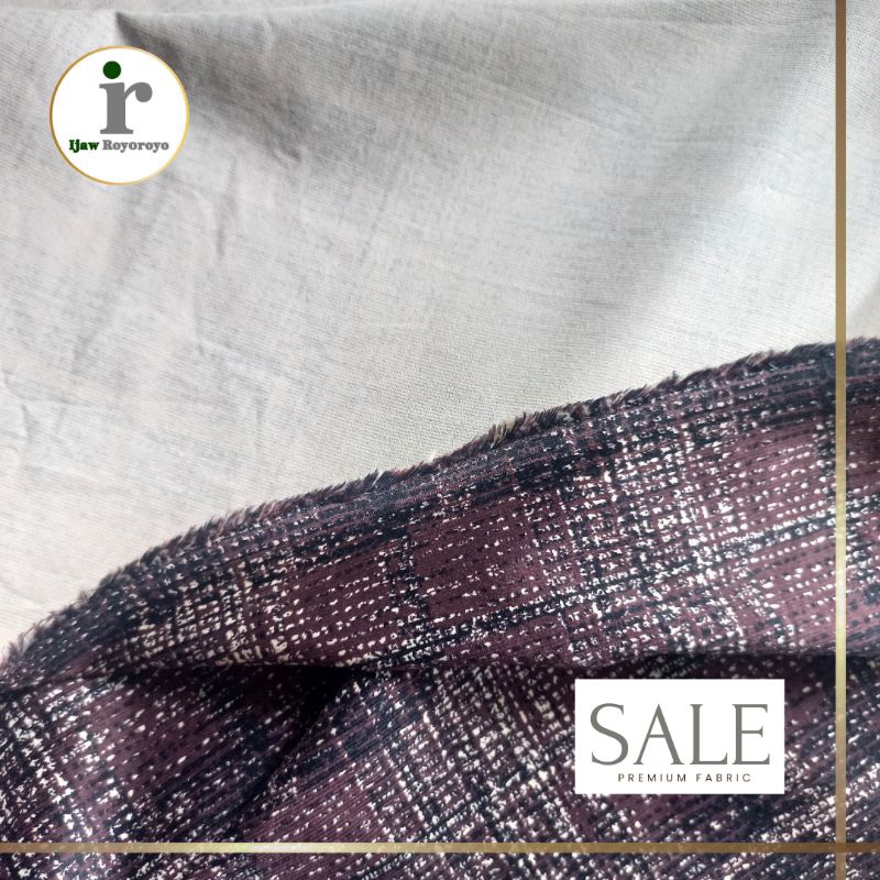 Kain Katun - Motif Tartan