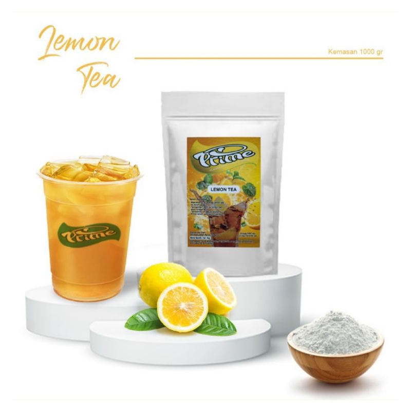 

BUBUK PRIME Kemasan 1kg rasa lemontea dan lecitea
