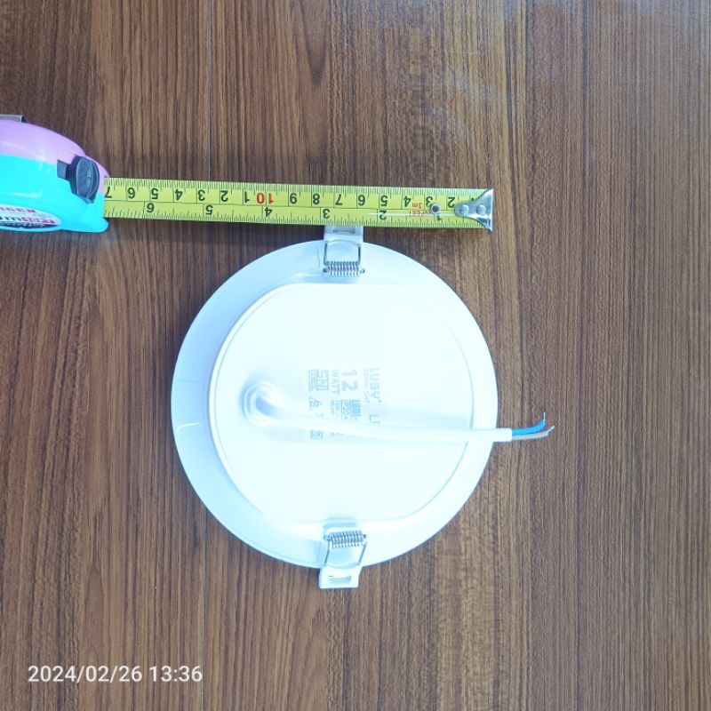 Lampu Led 12 Watt tanam plafon ,lampu downlight 12 panel LED bulat tanam