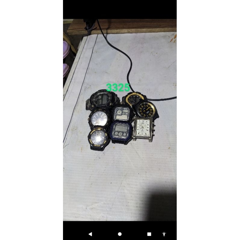 jam tangan rusak borongan 8pcs