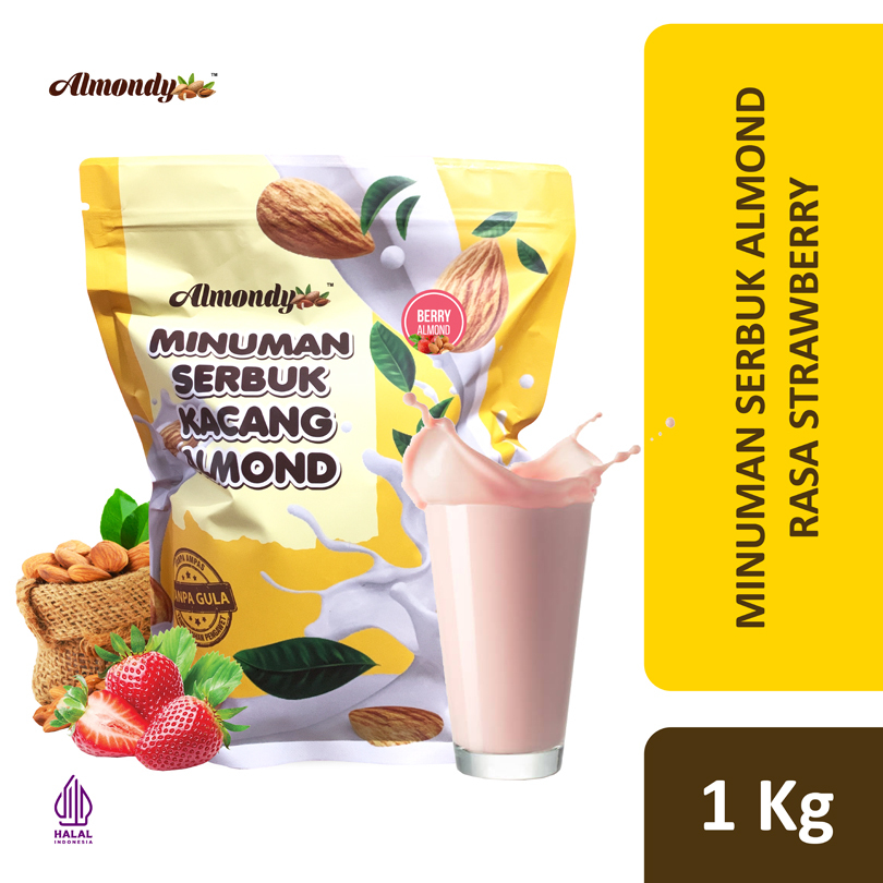 

Almondy Minuman Serbuk Kacang Almond | ASI BOOSTER | Berry Almond