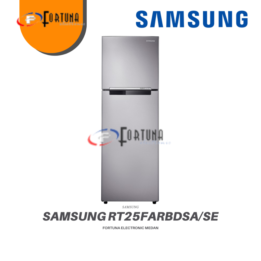 KULKAS 2 PINTU SAMSUNG RT25FARBDSA / RT25FAR  KULKAS 2 PINTU DIGITAL INVERTER 236 LITER - GARANSI RE