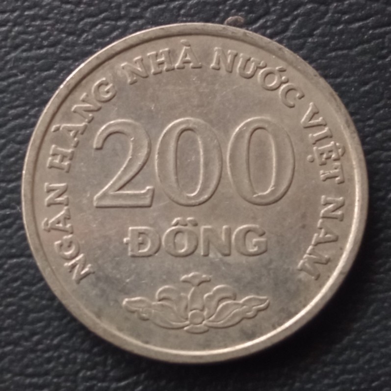 Koin Kuno Vietnam 200 Dong tahun 2003 | Koin Asing Mancanegara