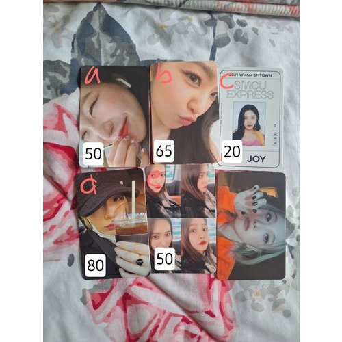 RED VELVET TAEYEON OFFICIAL PHOTOCARD PC IRENE JOY YERI SG24 SEASON GREETINGS 2024 24 PASSPORT SMCU 