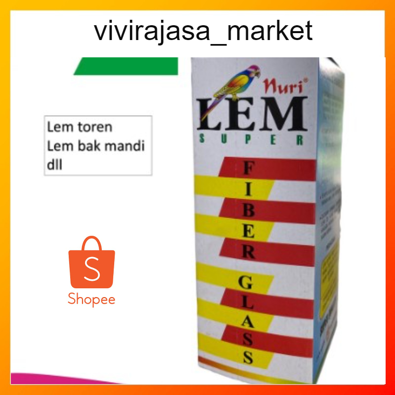 

Lem Fiber glass Nuri Praktis Murah