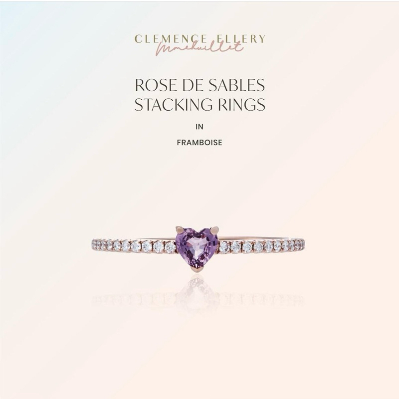 Preloved Cincin Pink Sapphire clemenceellery x mmehuillet Les Bonbons