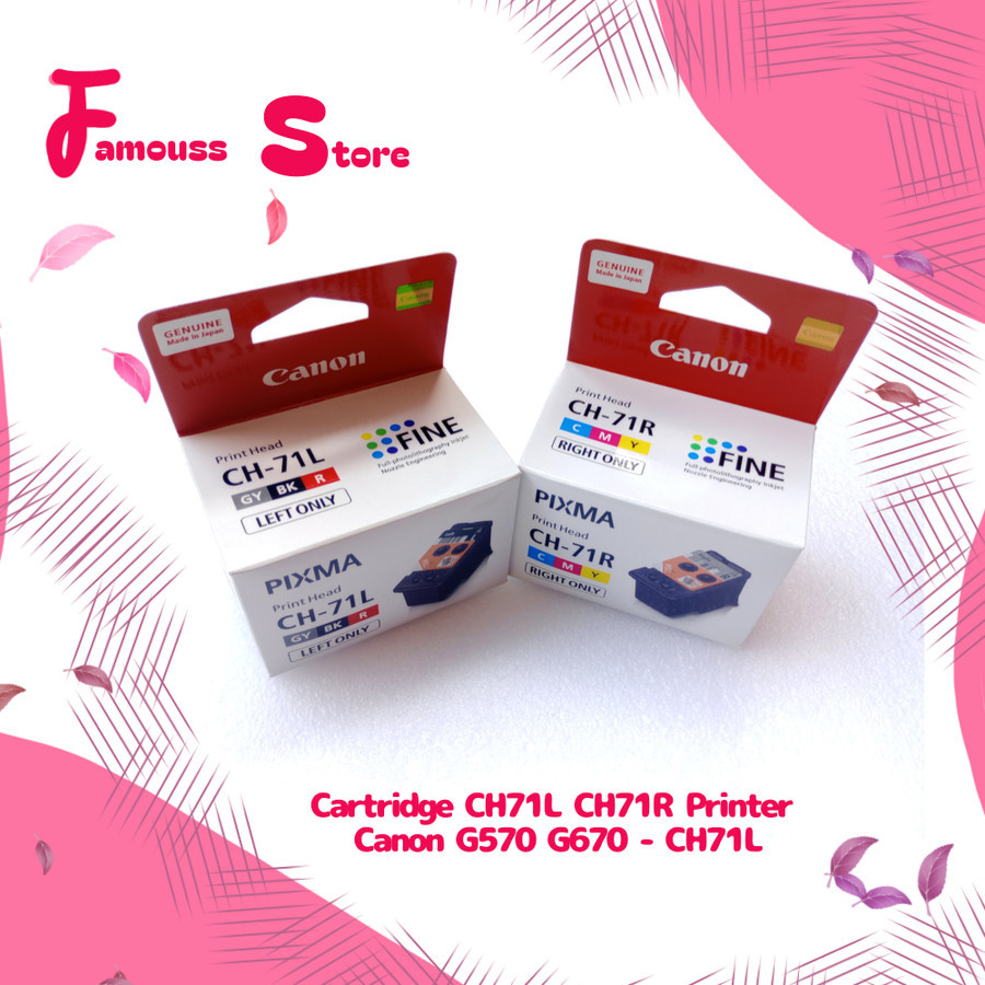 Cartridge CH71L CH71R Printer Canon G570 G670 - CH71L - CH71R