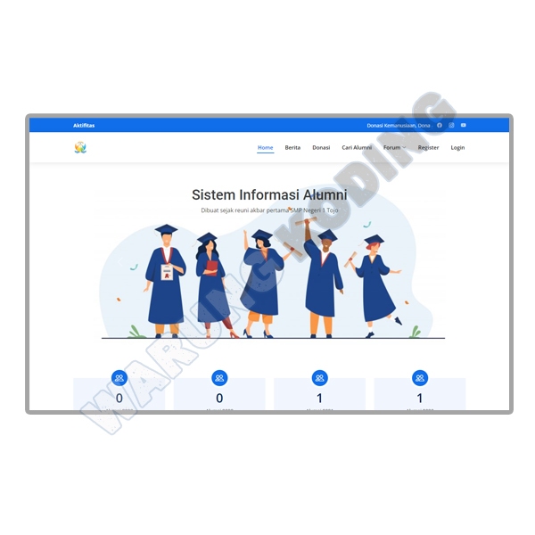 Source Code Sistem Informasi Alumni menggunakan Codeigniter