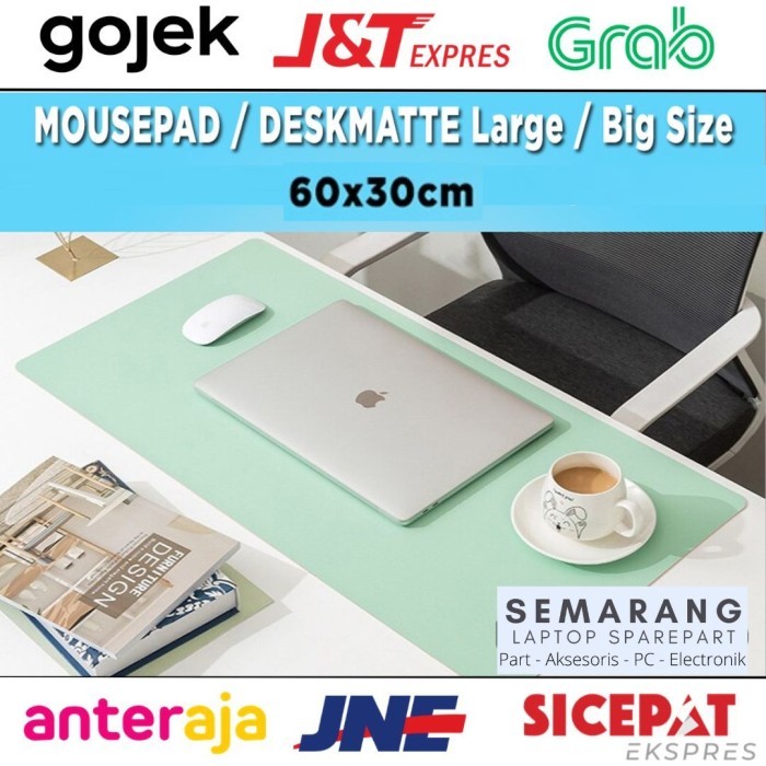 DESKMAT Alas Laptop Meja Kerja Mousepad Desk Mat Lebar Gaming Besar