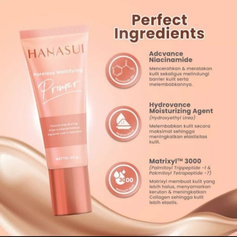 Hanasui poreless mattifying primer / primer hanasui / hanasui primer / primer make up