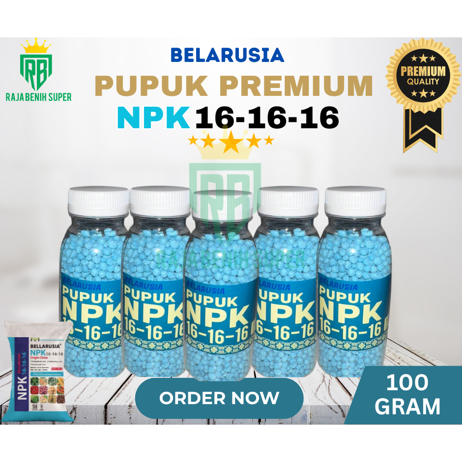 [PREMIUM]Pupuk NPK belarusia 16 16 16  Nutrisi Pertumbuhan - NPK repack 100gr