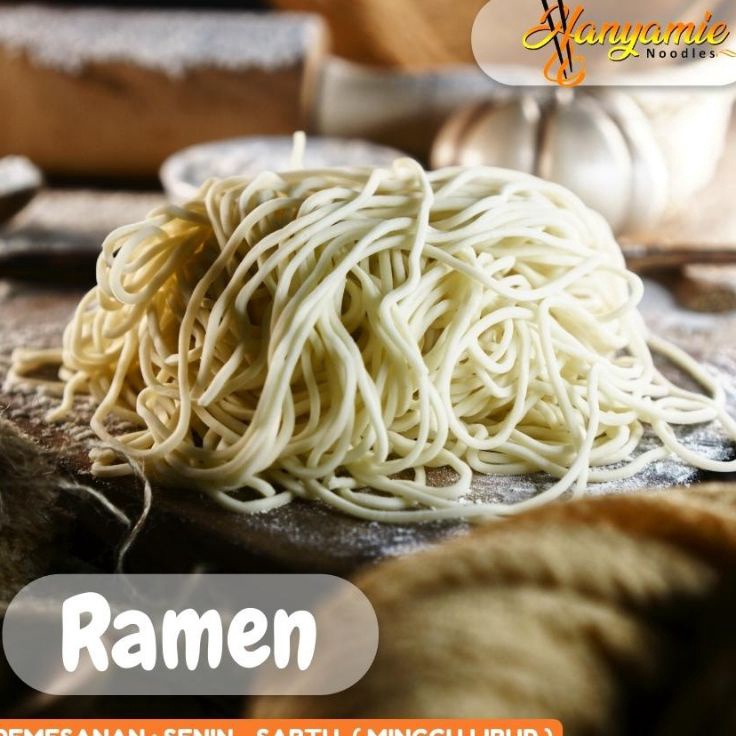 

Ready Stok mie ramen mentah hanyamie isi 1 pc