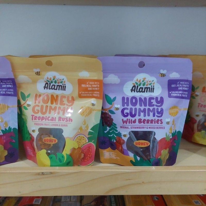 

Alamii Honey Gummy (Yuppi denhan madu dan buah alami) cemilan anak 40gr