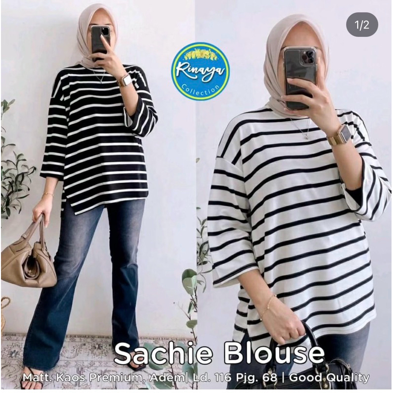 atasan kaos salur wanita kaos wanita salur kaos import kaos wanita oversize