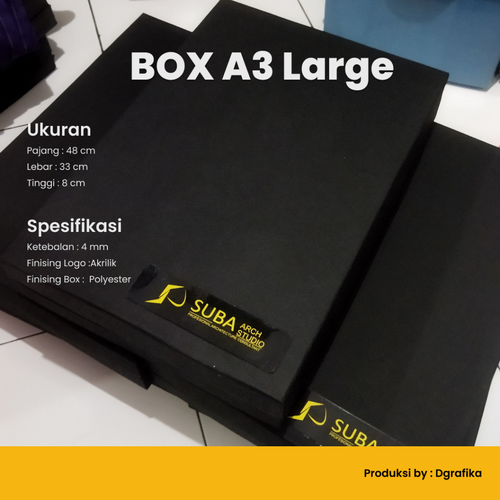 

BOX A3 | Large | 48x33x8cm || BOX ARSITEKTURE / HAMPERS / BOX AESTETIK