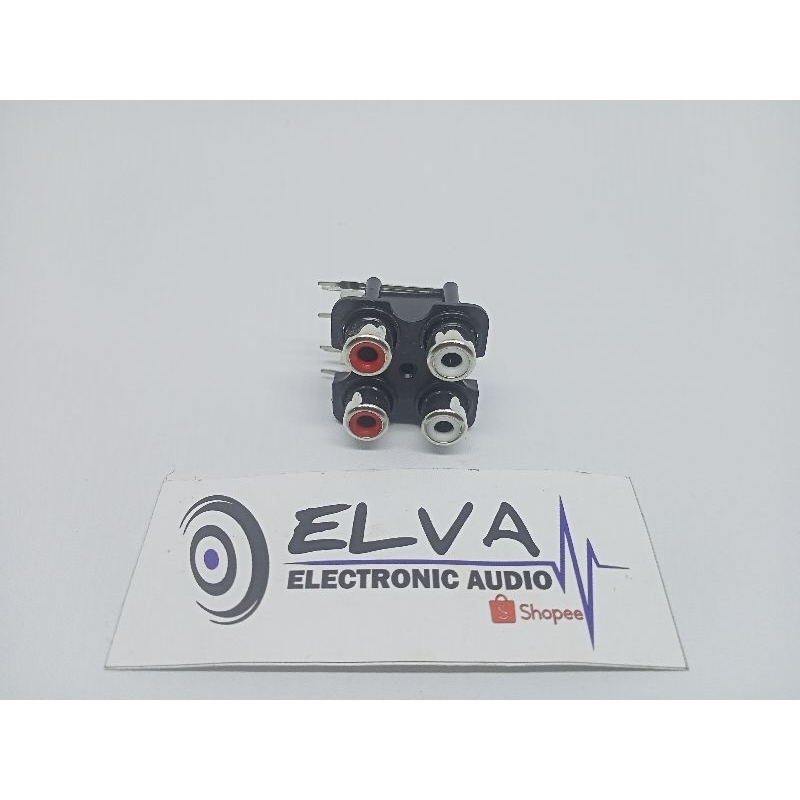 soket/socket input RCA 4 pin