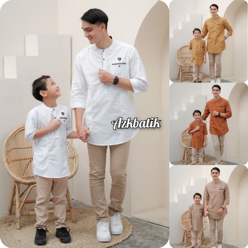 Baju Koko Terbaru Kemeja Koko Dewasa Koko Remaja Koko Anak Kemeja Polos Kemeja hitam Putih Koko Terb