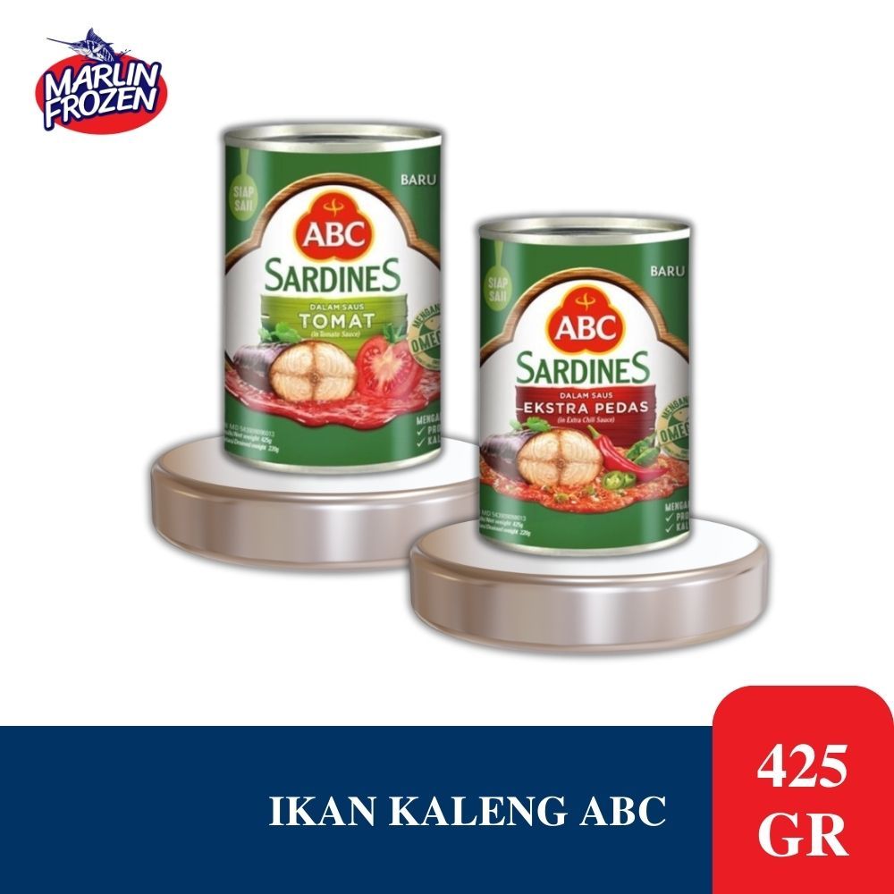 

Ikan Kaleng ABC / Sardines Tomat ABC 425 Gr / Ikan Kaleng Sarden Extra Pedas 425 Gr