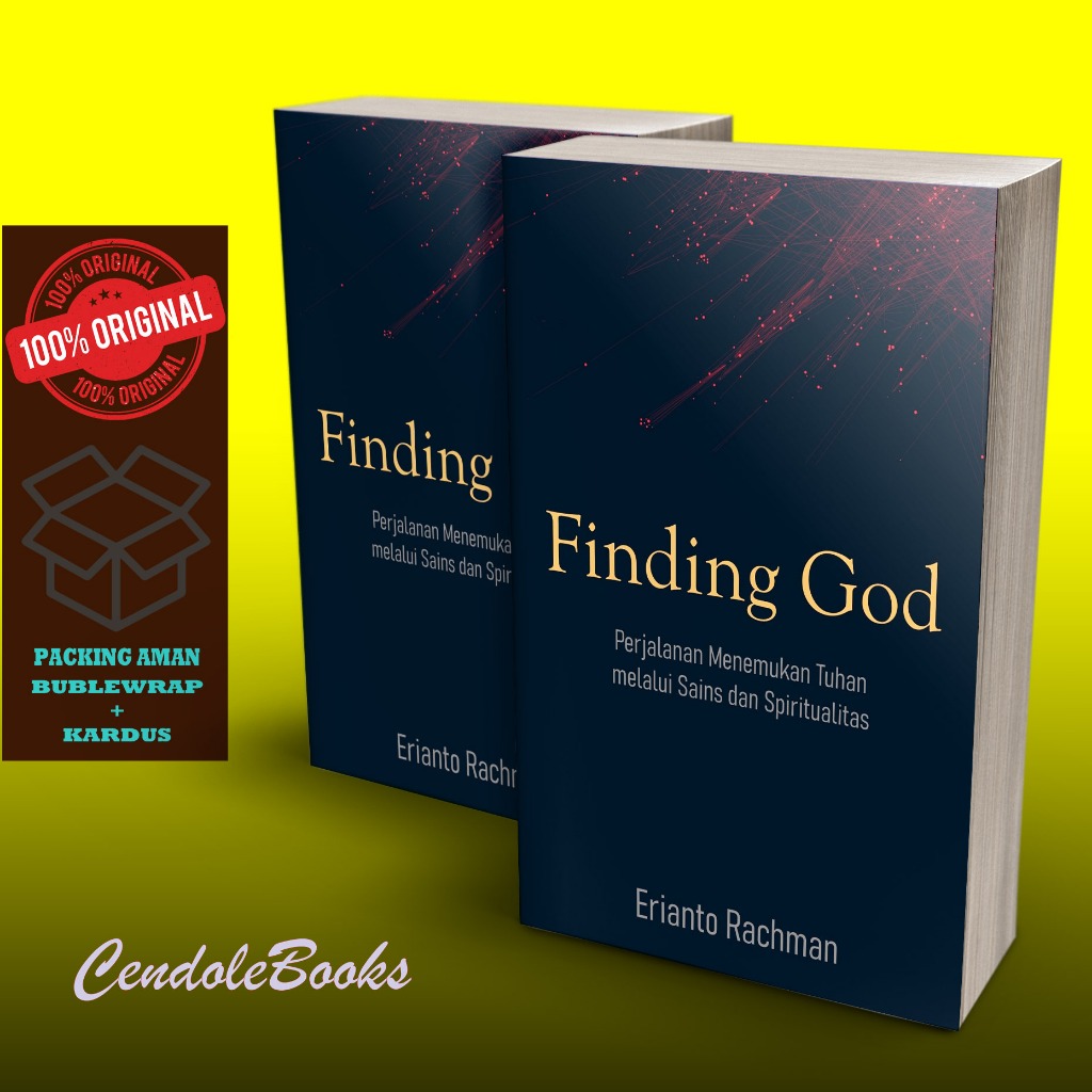 BUKU FINDING GOD : Perjalanan Menemukan Tuhan melalui Sains dan Spiritualitas - Erianto Rachman