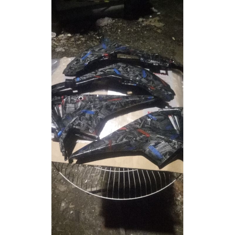 Body Cbr 150r paketan body dasbor honda CBR 150R led K45 N40 karbon forged cehuulup wtp original
