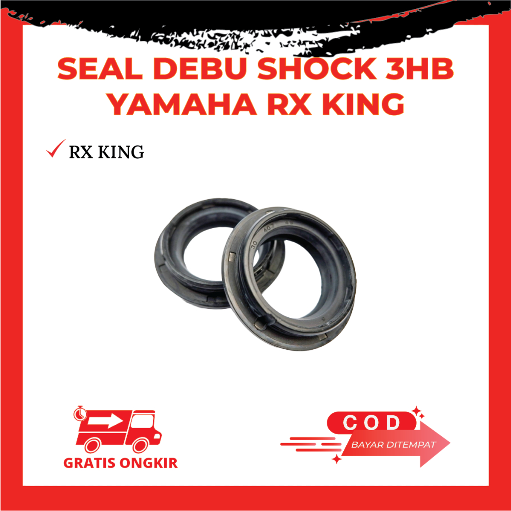 Seal Debu Shock Depan RX King Ori 3HB - Seal Abu Tutup Debu RX King Nmax 3HB Original
