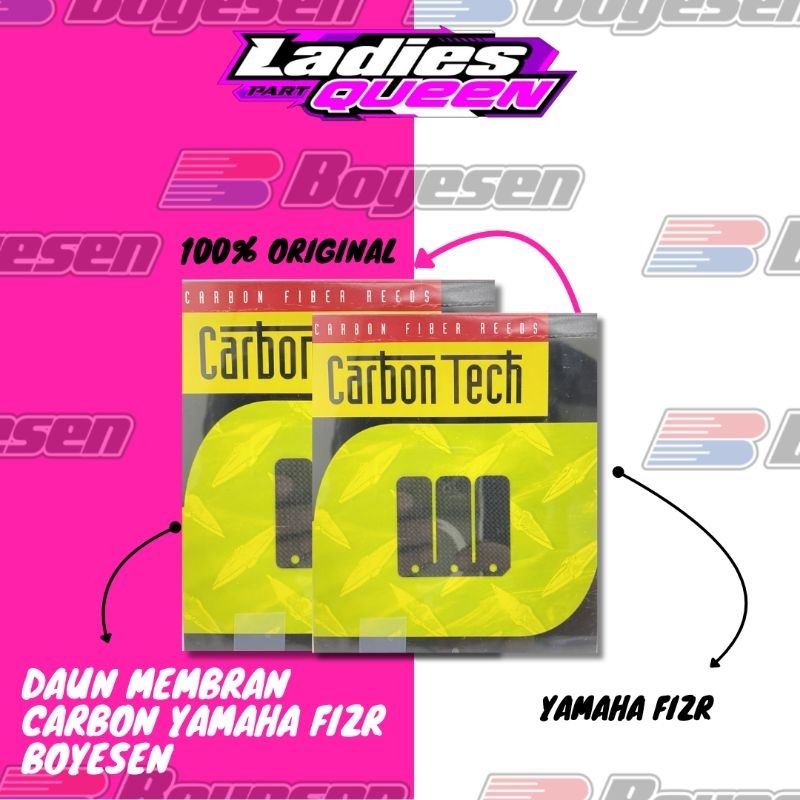 DAUN MEMBRAN CARBON YAMAHA FIZR BOYESEN