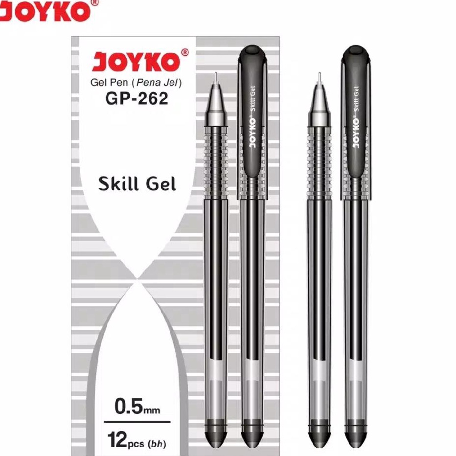 

Stok terbaru Gel pen Joyko GP 262 Skill Gel 12 pcs