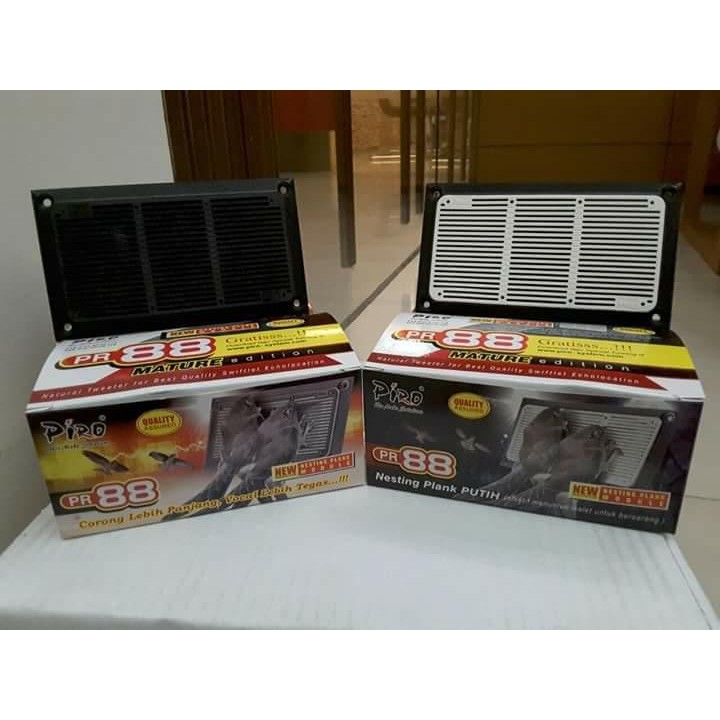 Speaker tweter walet Piro PR88 /PR 88 putih di-SOLDER ELKO + KABEL