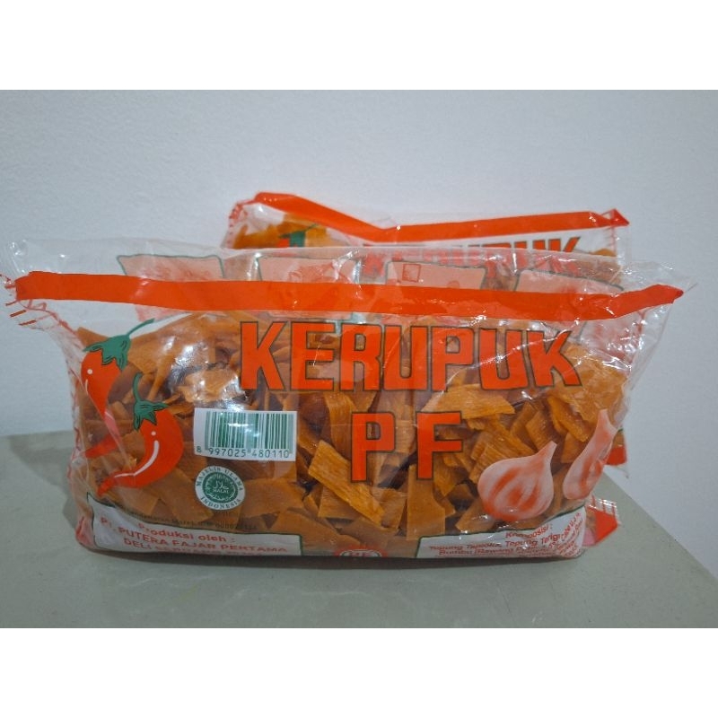 

Kerupuk PF Bawang Pedas Asli Medan - 500 gram