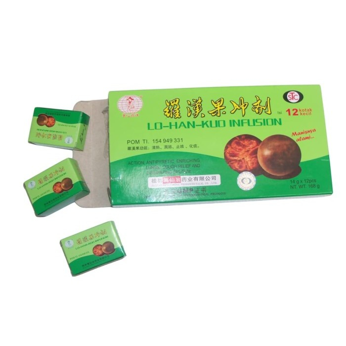 

LO HAN KUO INFUSION HARGA 1 PCS KOTAK KECIL / UNTUK PANAS DALAM