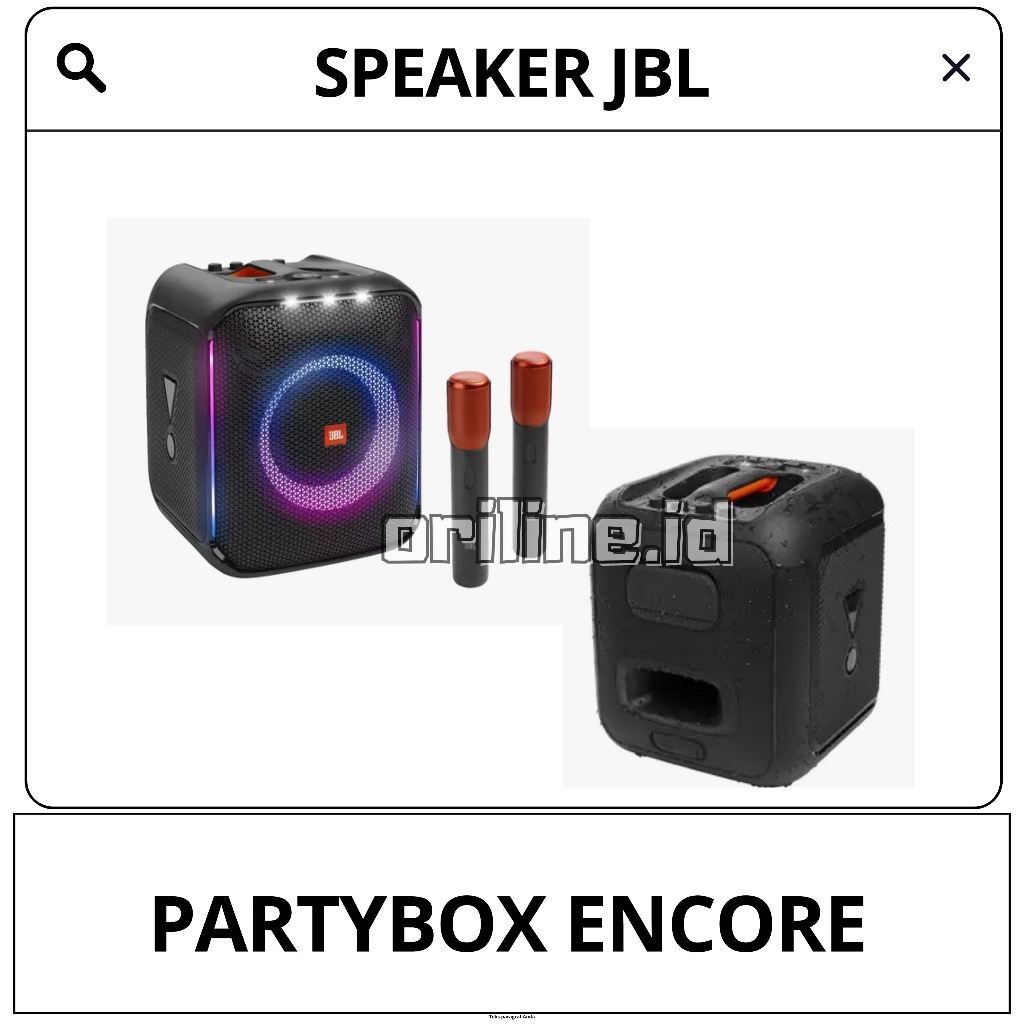 JBL Party Box Encore / Encore Essential Partybox Karaoke Bluetooth/SPEAKER/MUSICBOX