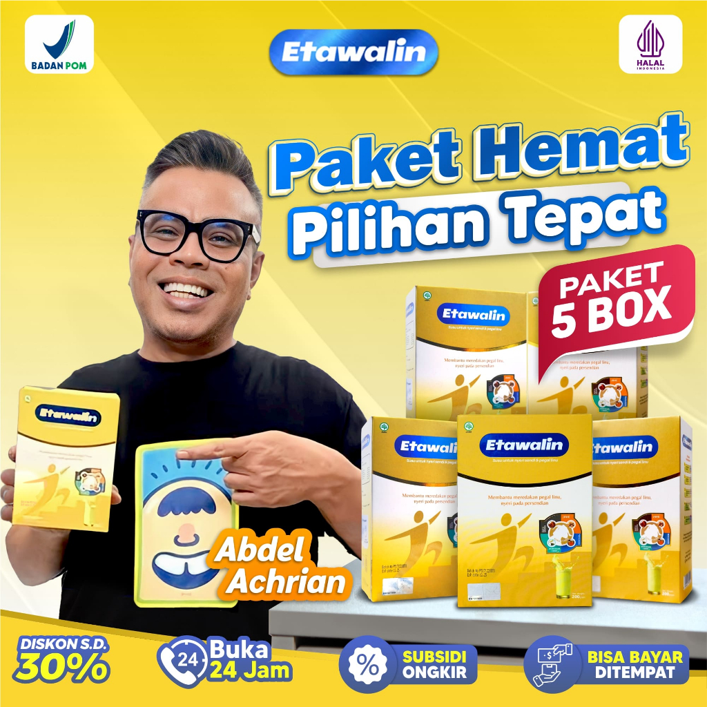 

Etawalin Susu Sendi dan Asam Urat Paket Kronis 5 Box
