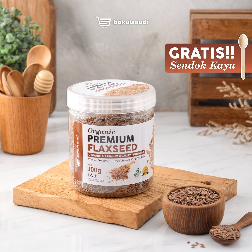 

Organic Flaxseed Canada Premium 100% Original / Flax Seed Kanada Flaxseeds Biji Rami Kanada Organik