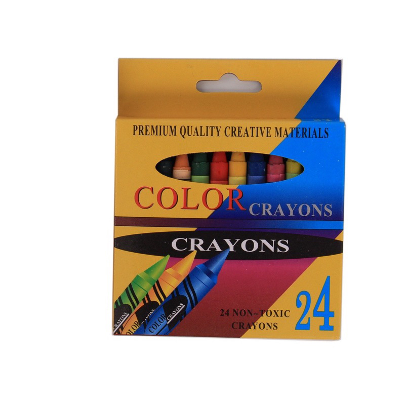 

PENSIL CRAYON ISI 24 WARNA / COLOR CRAYON 24 COLORS / 24 NON-TOXIX CRAYONS