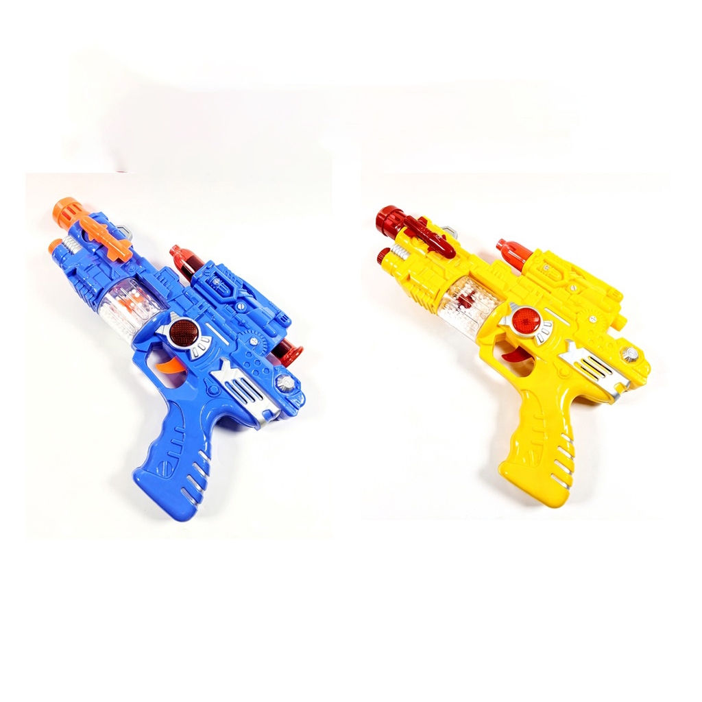 Mainan Tembak Bisa Nyala dan Bunyi / Mainan Anak Pistol Nyala ST 2431 / ST 2411 / ST 2434 / ST 2413