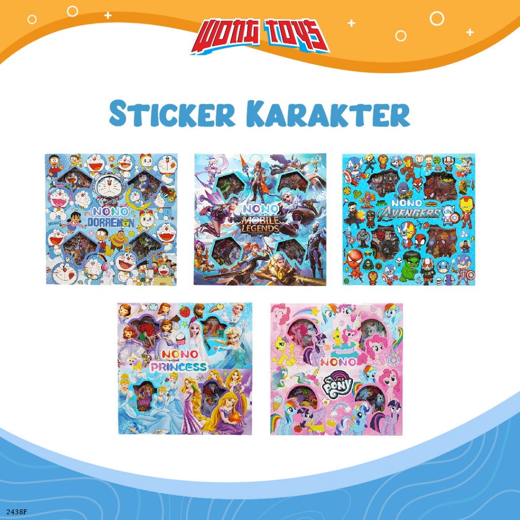 

Sticker Karakter (2438F) - Sticker Serbaguna Karakter