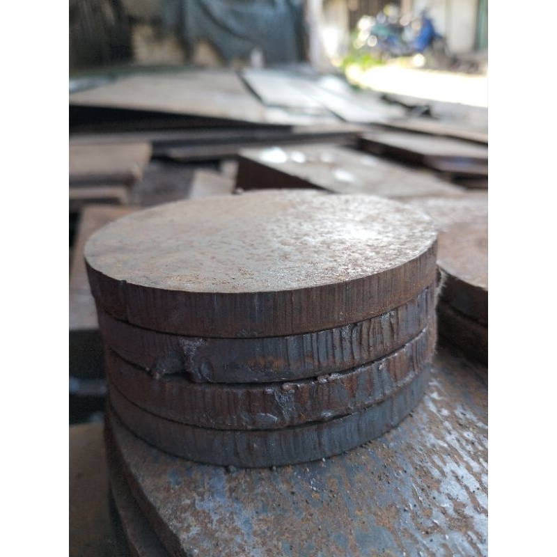 Plat Besi Bulat Tebal Custom