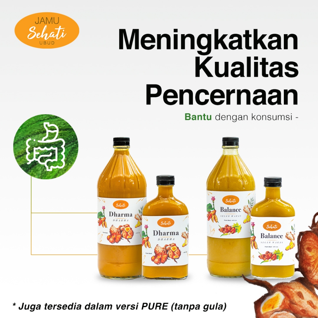

Minuman Herbal Alami Untuk Pencernaan - Jamu Sehati Ubud