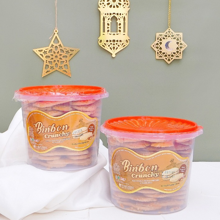 

Binbon Kue Kacang Crunchy Garing Kemasan Toples/ Pcs