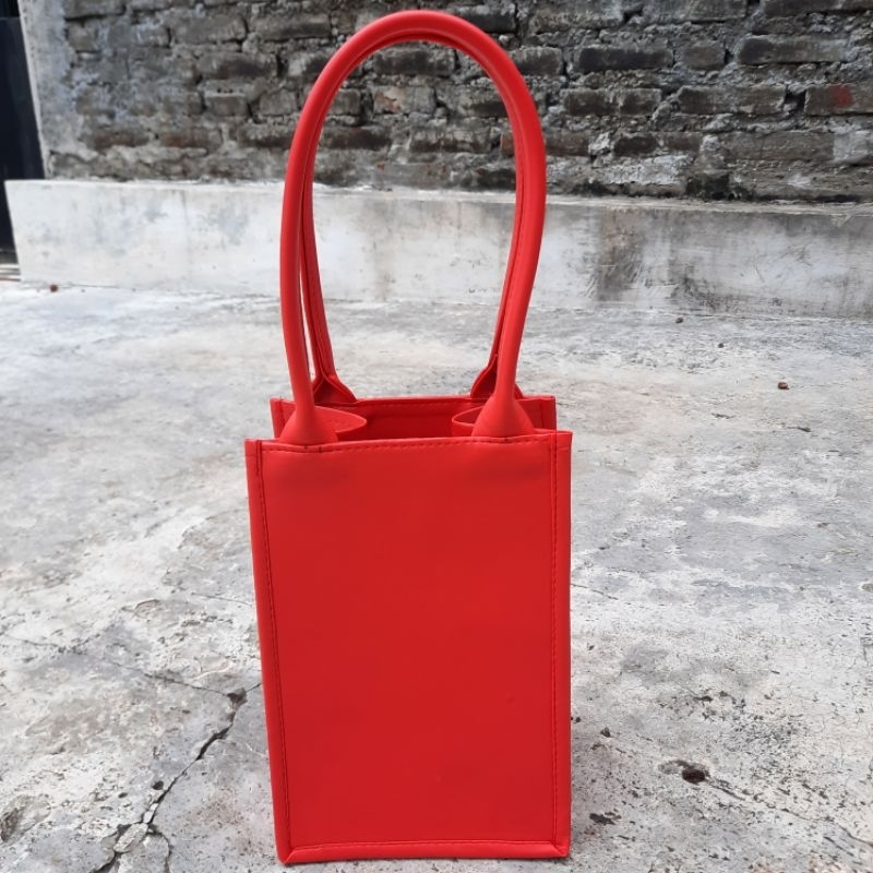 

Tas parcel kulit tas lebaran hampers kulit polos
