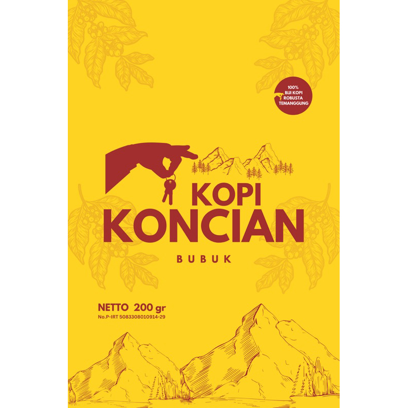 

Kopi Bubuk 100% Robusta Magelang 200gr